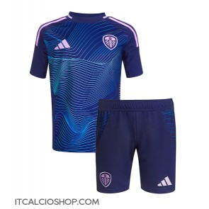 Leeds United Terza Maglia Bambino 2024-25 Manica Corta (+ Pantaloni corti)